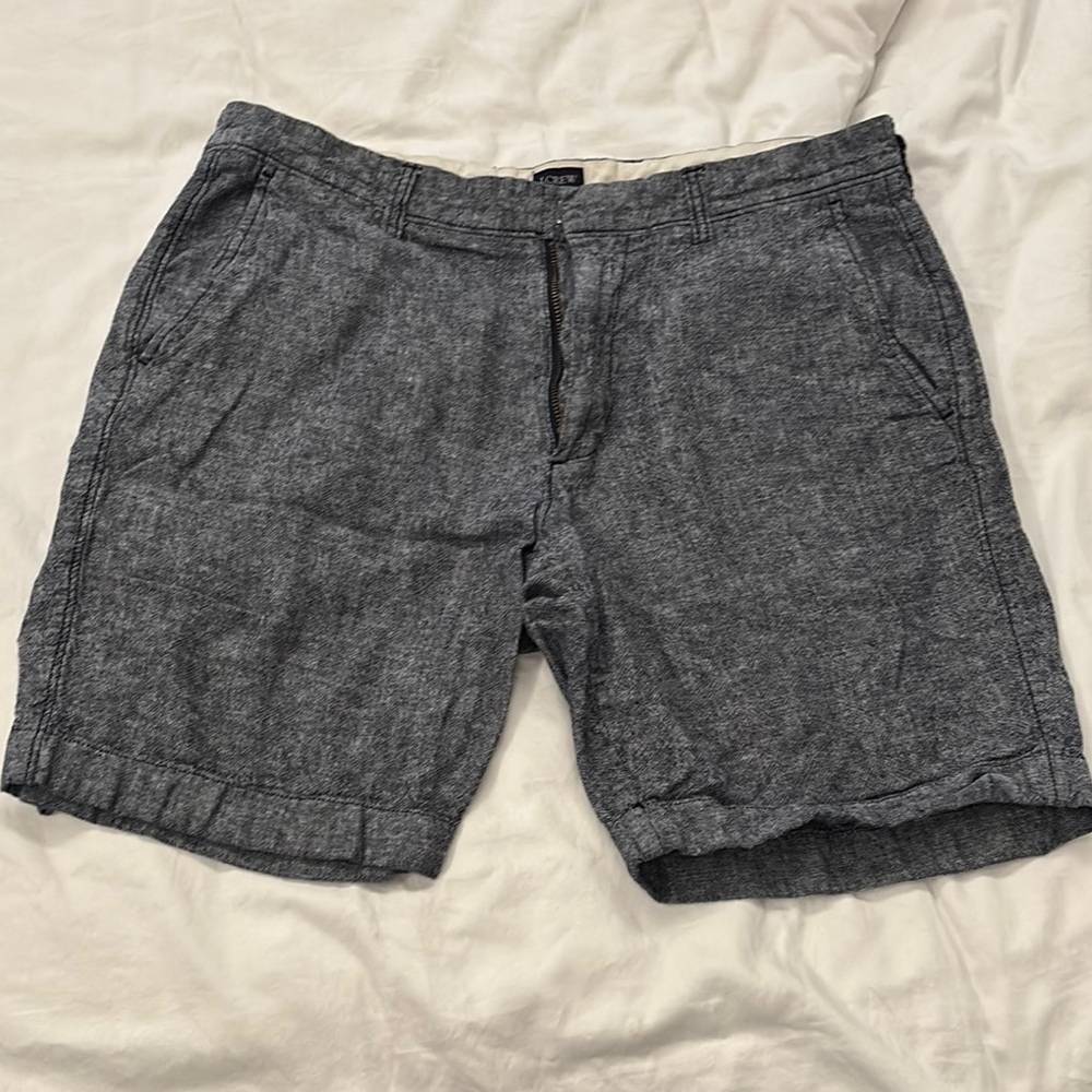 J. Crew Gray Flat Front Shorts Relaxed Fit
